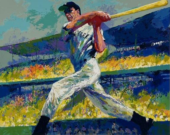 LeRoy Neiman The DiMaggio Cut