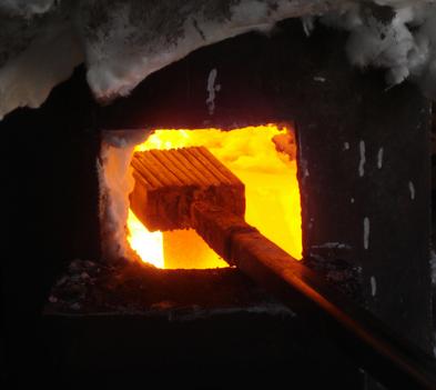 Damascus steel making
