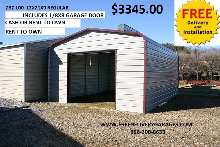 Free Delivery Garages Steel Carports Steel Garages Metal Carport