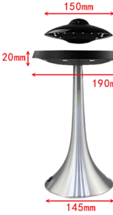 Levitating UFO Wireless Portable Speaker with LED Levitating Amplifier