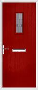 Cottage composite door lignum glass