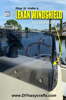 How to make a Lexan windshield for a Carolina Skiff