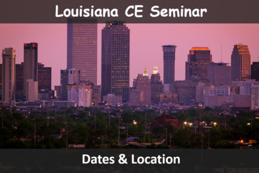 Louisiana LA Chiropractic Seminars CE Chiropractor Seminar DC near baton rouge in continuing education hours CE classes conference in NO New Orleans Lafayette
