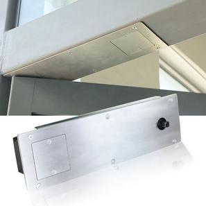 Concealed automatic swing door operator