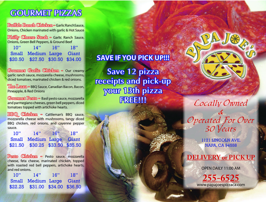 Papa Joe's Pizzeria - Fort Plain - Menu & Hours - Order for Pickup