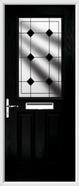 2 Panel 1 Square Composite Door resin lead