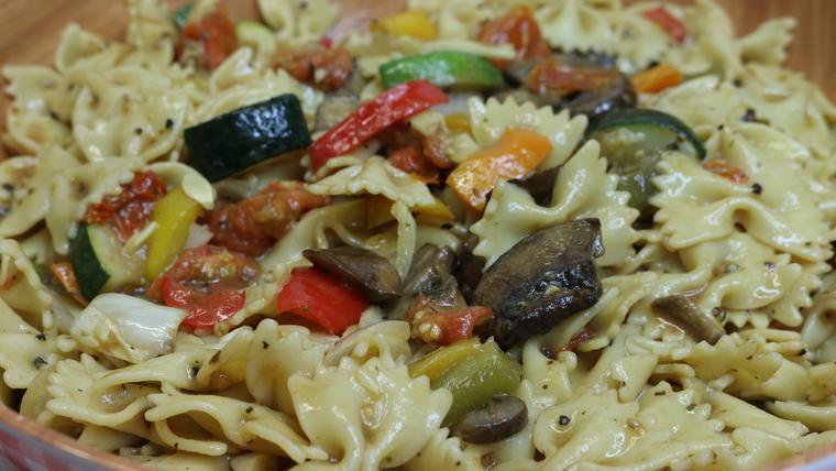 Roasted Vegetable Pasta Salad