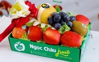 Giỏ hoa quả nhập khẩu làm quà biếu đẹp