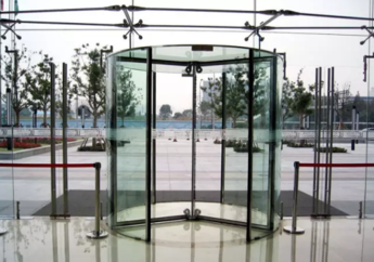 crystal revolving door