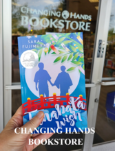 Changing Hands Bookstore Sara's hand with Tanabata Wish Book