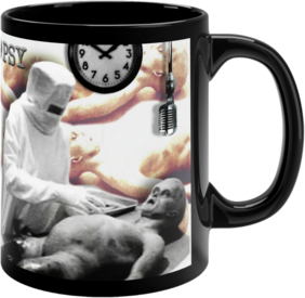 Alien Autopsy Black Glossy Mug