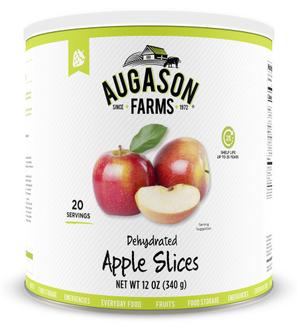 Augason Farms Dehydrated Apple Slices – 20 Servings #10 Can