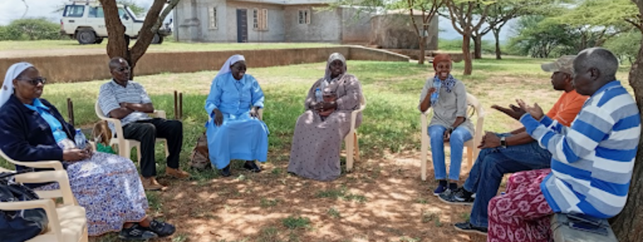 Group picture at the Pastoral Centre compound where the training took place