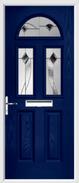 2 Panel 2 Square 1 Arch Door monza glass