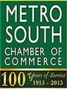 Metro South Chamber of Commerce logo.