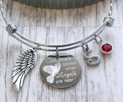 Cardinal Memorial Bracelet