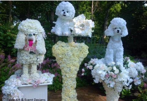 Pet Events Floral Sculpture