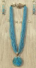 Seed beads & Crazy Lace Agate