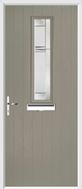 1 Square Composite Door regal corenet glass