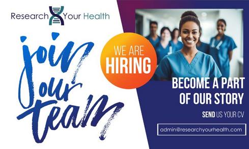 Hiring Medical Professionals in Plano-Join the Research Your Health Team!