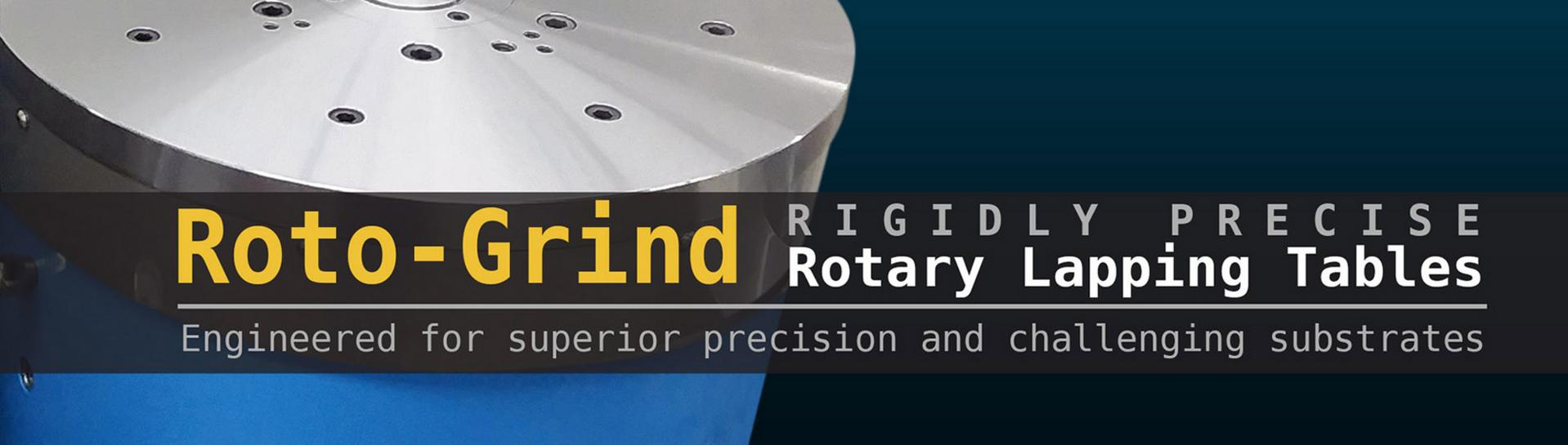 Banner graphic for Roto Tech representing ceramic rotary grinding