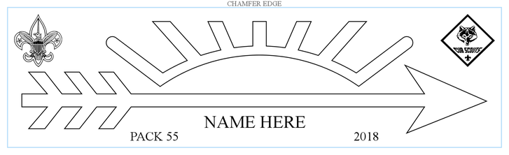 drawing stencil Ruler svg for Laser Cut and Glowforge