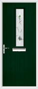 1 Square Composite Door fusion art glass