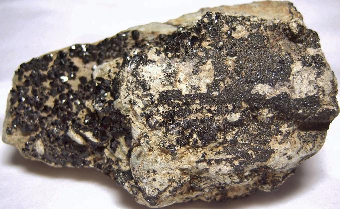 Titanium ANDRADITE MELANITE, California State Gem Mine (Dallas Gem Mine; Benitoite Gem Mine; Benitoite Mine; Gem Mine), Dallas Gem Mine area, San Benito River headwaters area, New Idria District, Diablo Range, San Benito County, California, USA, ex Rutgers Geology Museum