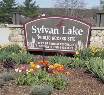 Town Signage for Sylvan Lake Indiana