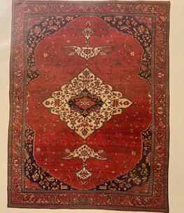 antique persian sarouk feraghan rug for sale