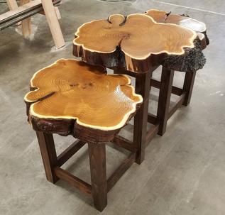 Custom Live Edge Tables