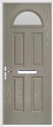 4 Panel 1 Arch Composite Door obscure glass