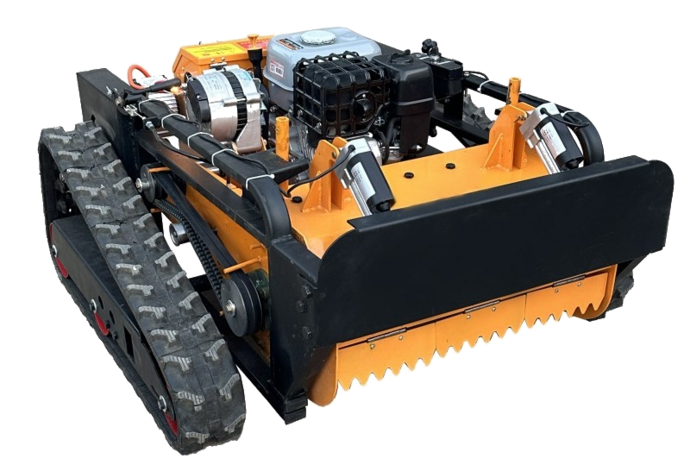 remote controlled tracked flail mower