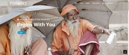 pioneers webpage