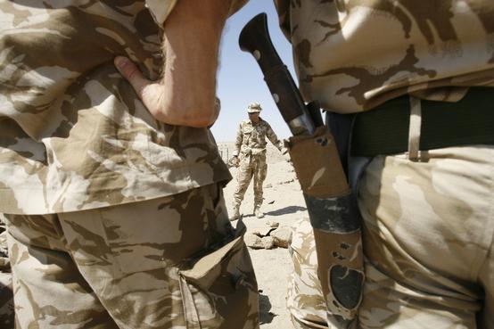 Kukri worn by Gurkha soldier in Afghanistan