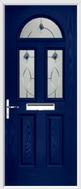 2 panel 2 square 1 arch composite door fusion art glass