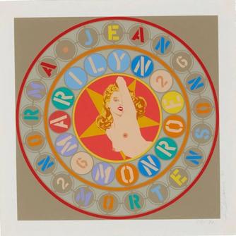 Robert Indiana Metamorphosis of Norma Jean