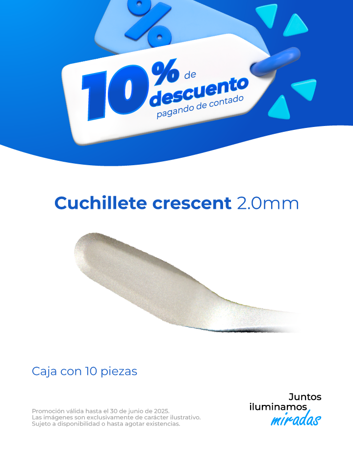 Promoción Junio - Cuchillete crescent 2.0mm