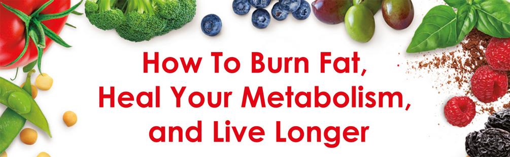 How To Burn Fat, Heal Your Metabolism, and Live Longer