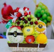 Giỏ hoa quả nhập khẩu biếu tặng, dâng hương