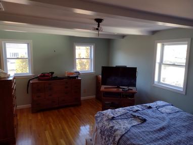 finished bedroom painting in Taunton, MA. 2024