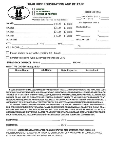 akk registration form