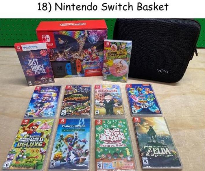 18) Nintendo Switch Basket*