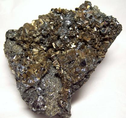 TETRAHEDRITE, CHALCOPYRITE, PYRITE, SPHALERITE, Casapalca Mine, Casapalca, Huarochiri Province, Lima Department, Peru - ex Albert Sebela
