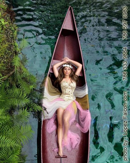 quinces photography canoe secret gardens video dresses dress Miami florida