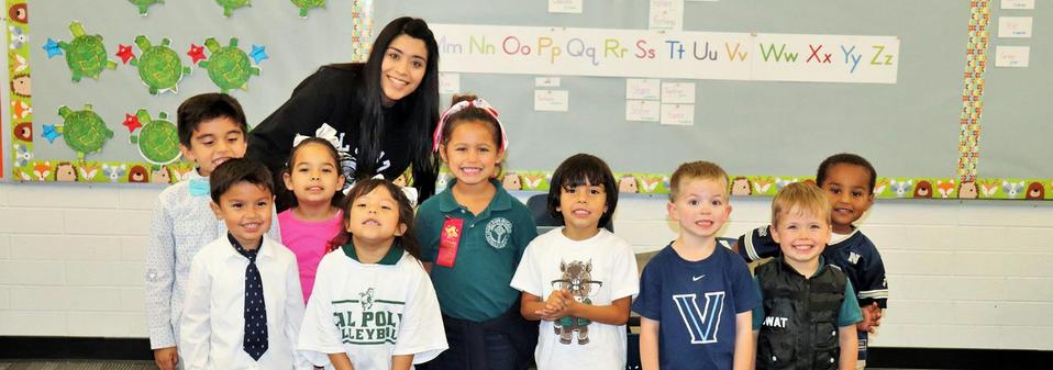 TK Teacher and students