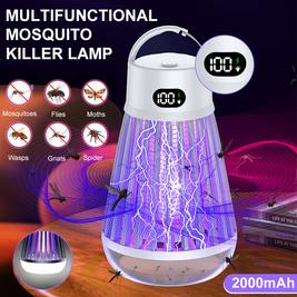 Mosquito Killer Lamp Digital Display Electric Shock Mosquito Trap Light Radiationless Insect Repellent Trap For Bedroom Outdoor Summer Gadgets