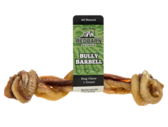 Bully Barbell non-rawhide treats for dogs