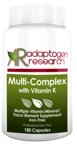 Adaptogen Research, Multi - Complex with Vitamin K - 180 Capsules