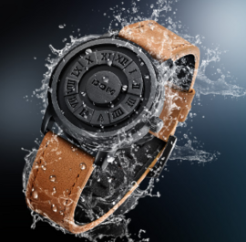 Futuristic Planet Orbit Concept Men's Watch Watch - Frameless Design